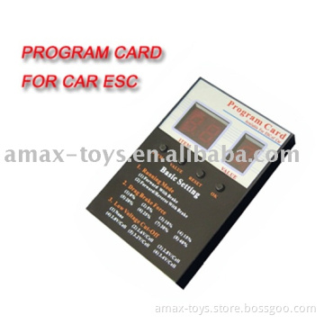 hy-program card for car esc
